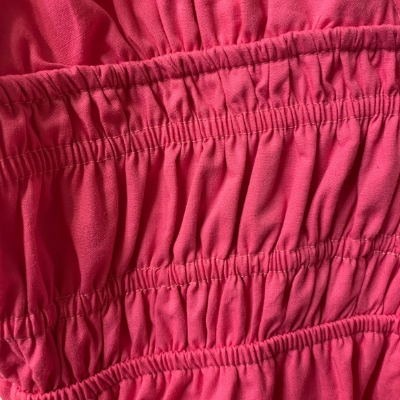 NWT Dottie Couture Pink Smocked Waist Tank Dress - Picture 6 of 9